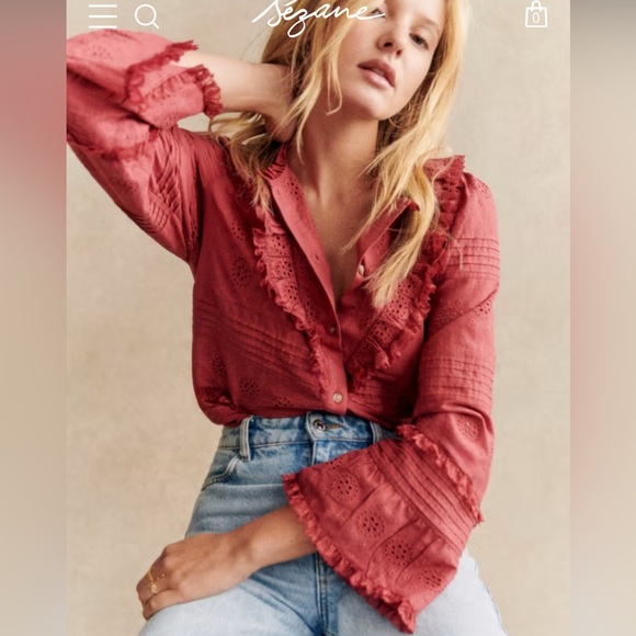 Sezane Tops - Sezane Blouse